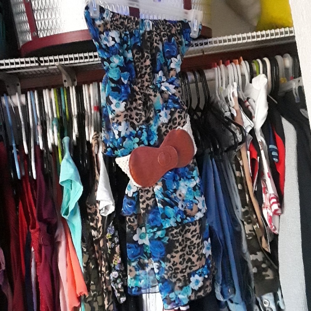 Cute leopard flower Dress